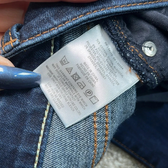 Anthropologie Pilcro And The Letterpress Stet Cropped Ankle Jeans Dark Wash - Picture 5 of 12